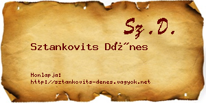 Sztankovits Dénes névjegykártya